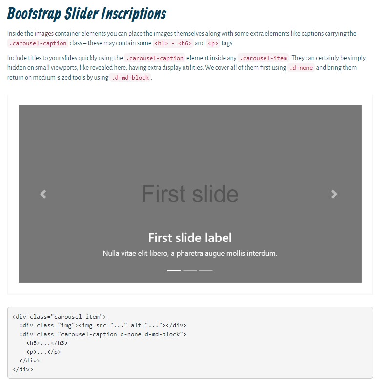  Bootstrap Image Slider With Thumbnail 